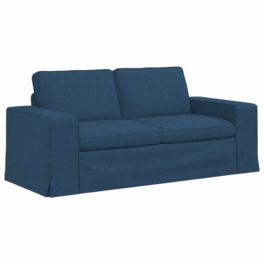 Canapé Bleu 182 x 80 x 82 cm tissu - 2