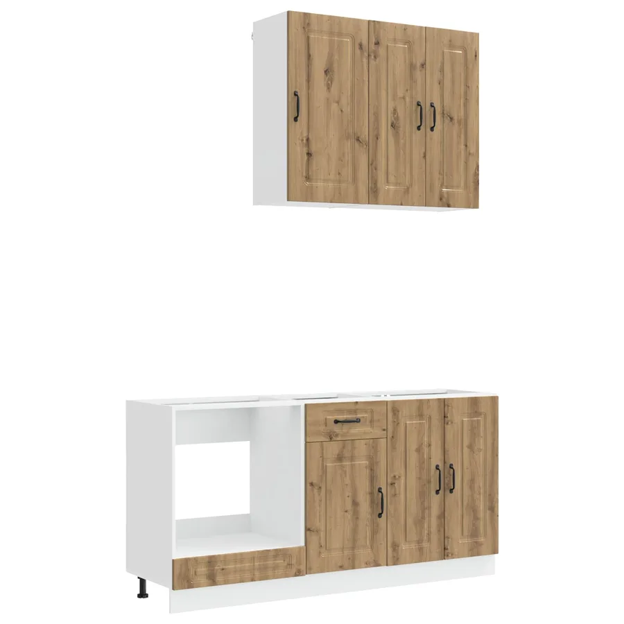 Unité de cuisine KALMAR 5 pcs Chêne artisanal Bois d'ingénierie - 2