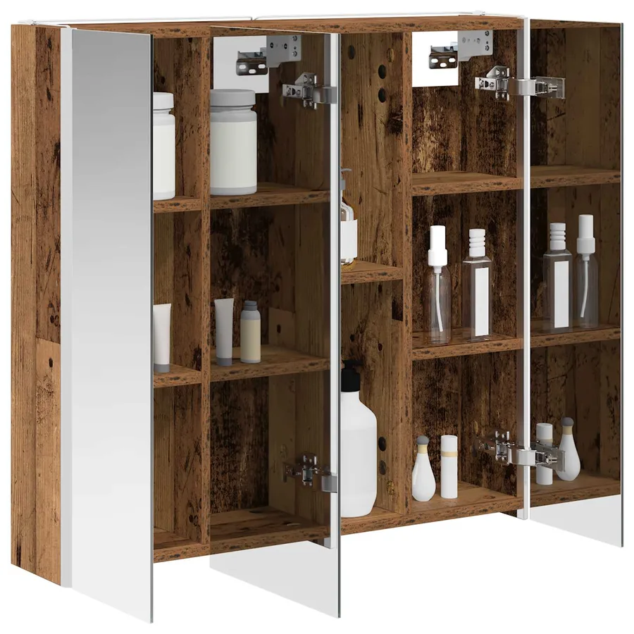 Armoire Miroir de Salle de Bain Bois ancien 73.5 x 15.5 x 70 cm - 3