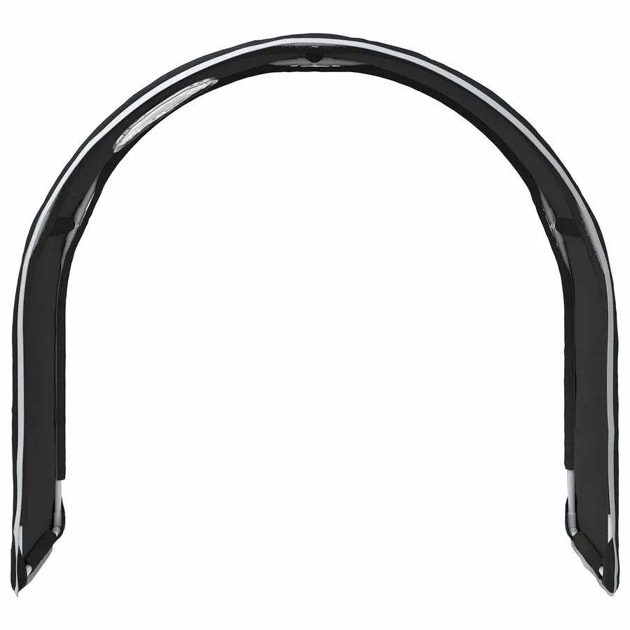 Tunnel de lit 2 pcs Noir 211 x 52,5 x 2 cm Polyester - 5