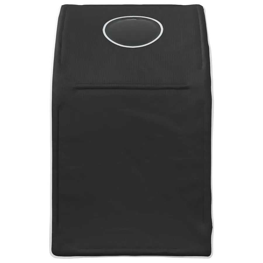 Tunnel de lit 2 pcs Noir 211 x 52,5 x 2 cm Polyester - 6