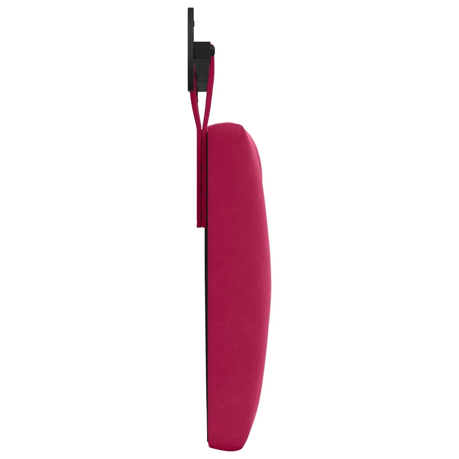 Tête de lit suspendue Avec lumière LED Bordeaux Velours - 6