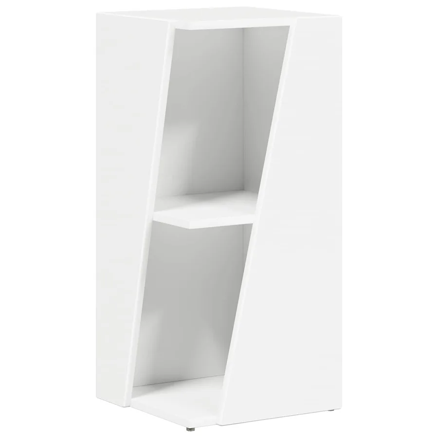 Étagère latérale Blanc 33 x 32 x 70,5 cm Bois d'ingénierie - 2