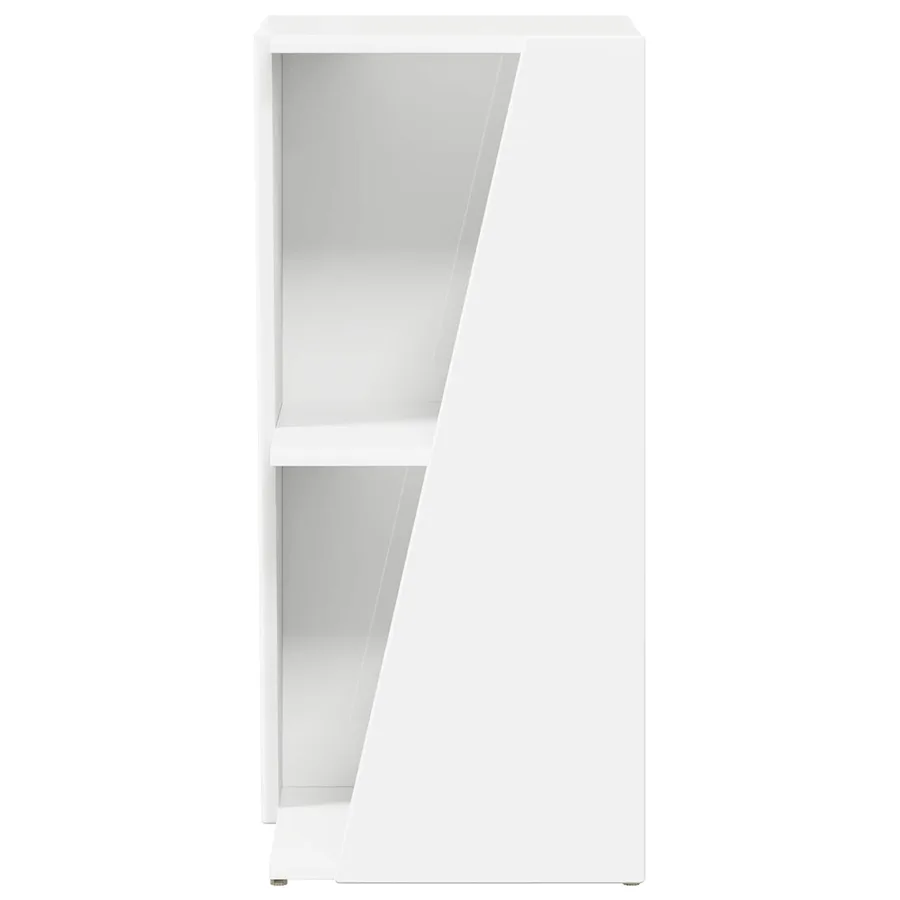 Étagère latérale Blanc 33 x 32 x 70,5 cm Bois d'ingénierie - 5