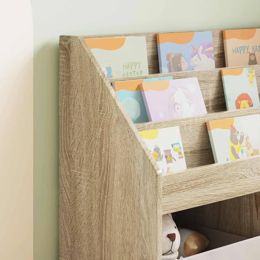 Bibliothèque pour enfants Chêne Sonoma 72,5 x 29,5 x 69 cm - 5