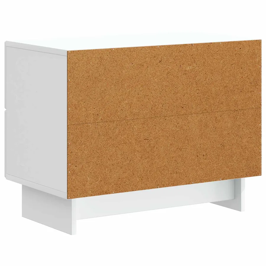 Cabinet de chevet Blanc 62 x 34,5 x 47,5 cm Bois d'ingénierie - 7
