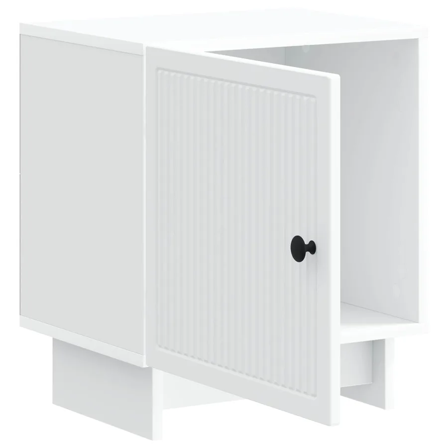 Cabinet de chevet 2 pcs Blanc 43 x 34,5 x 50 cm - 6
