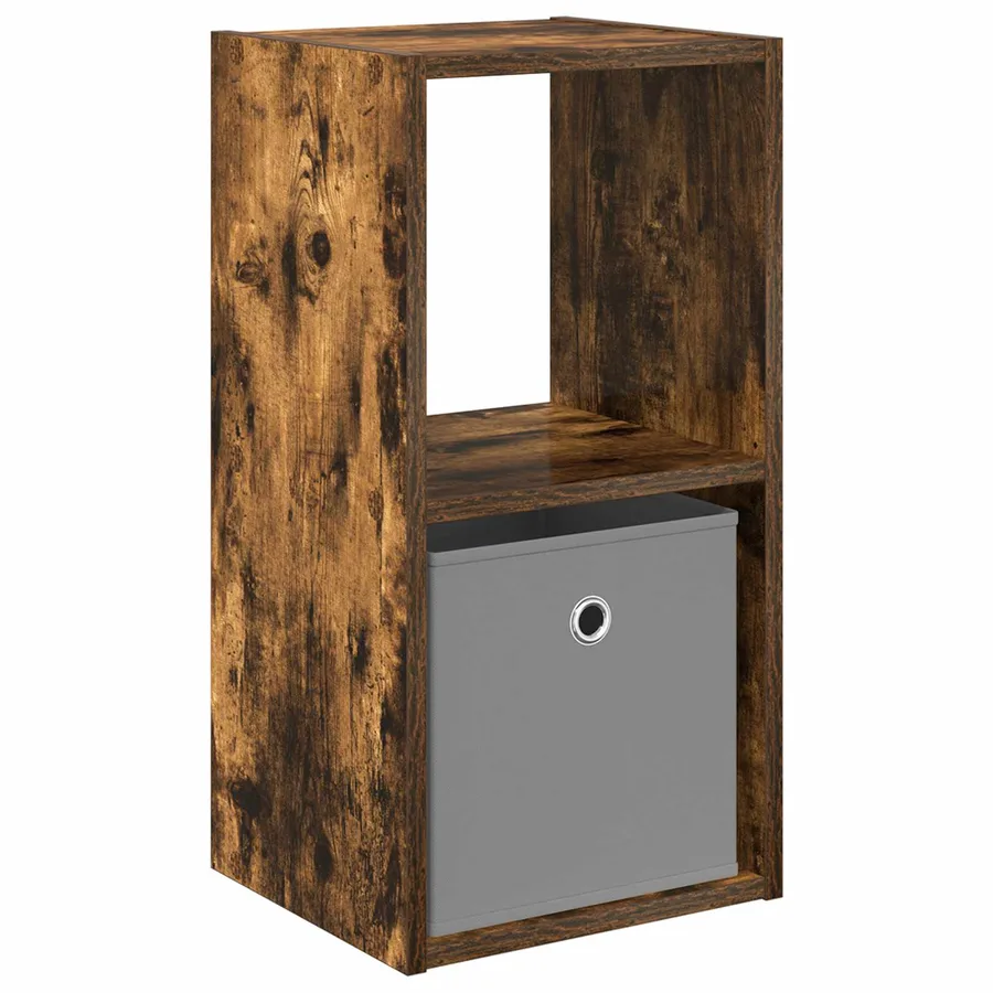 Table de chevet avec tiroir Chêne fumé 30,5 x 27 x 59,5 cm - 2