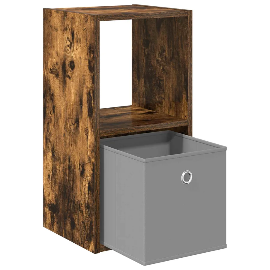 Table de chevet avec tiroir Chêne fumé 30,5 x 27 x 59,5 cm - 5