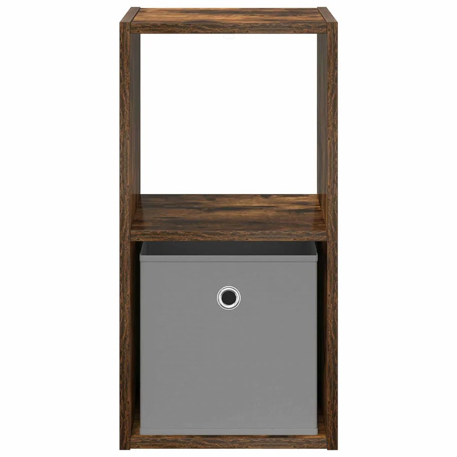 Table de chevet avec tiroir Chêne fumé 30,5 x 27 x 59,5 cm - 6
