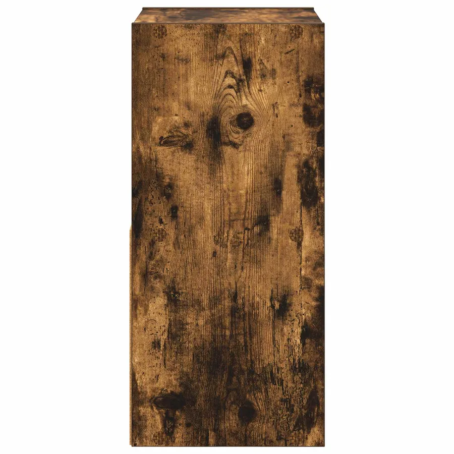 Table de chevet avec tiroir Chêne fumé 30,5 x 27 x 59,5 cm - 7