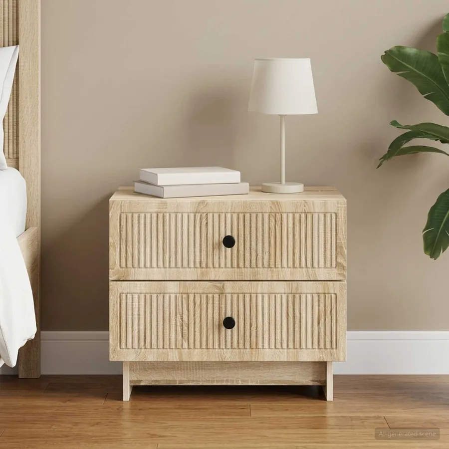 Cabinet de chevet avec tiroir Chêne Sonoma 62 x 34,5 x 47,5 cm