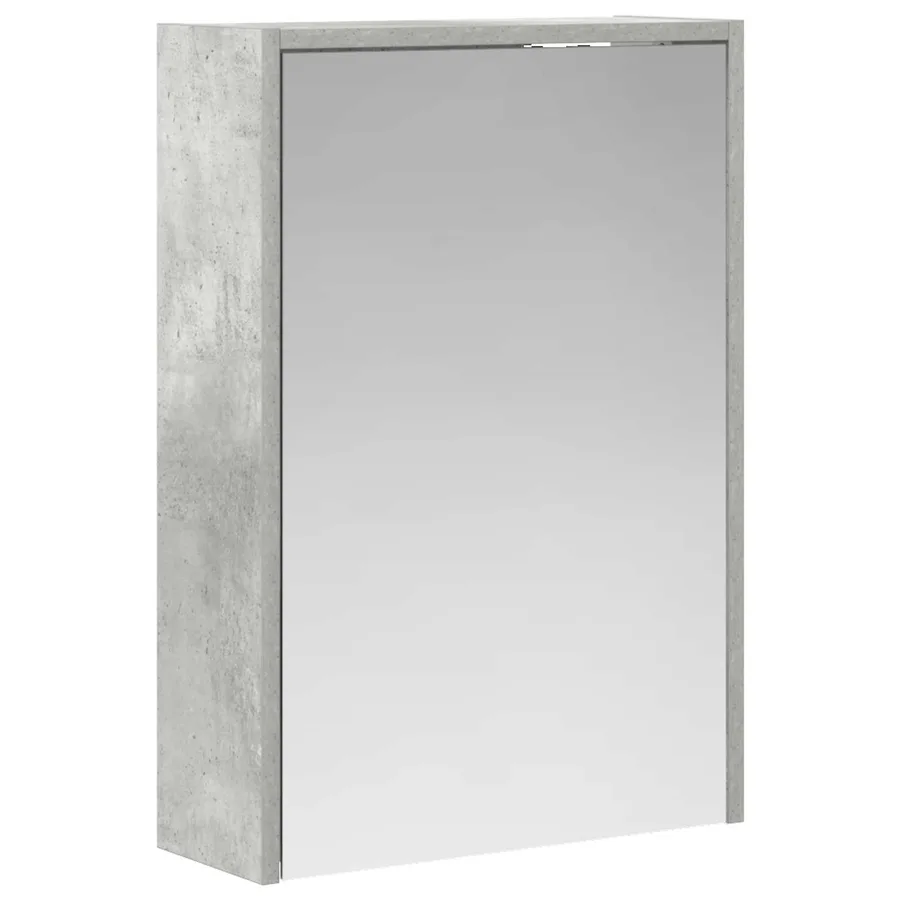 Armoire Miroir de Salle de Bain Gris béton 43 x 16 x 62.5 cm - 2