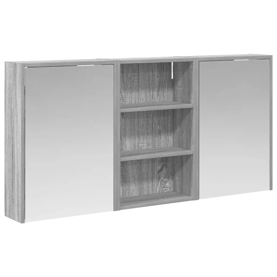 Ensemble de Meubles de Salle de Bain 3 pcs 126 x 16 x 62.5 cm - 2
