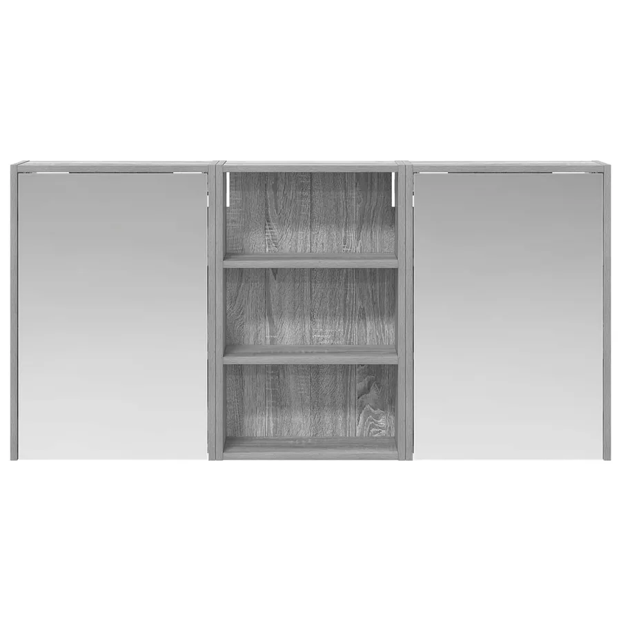 Ensemble de Meubles de Salle de Bain 3 pcs 126 x 16 x 62.5 cm - 6