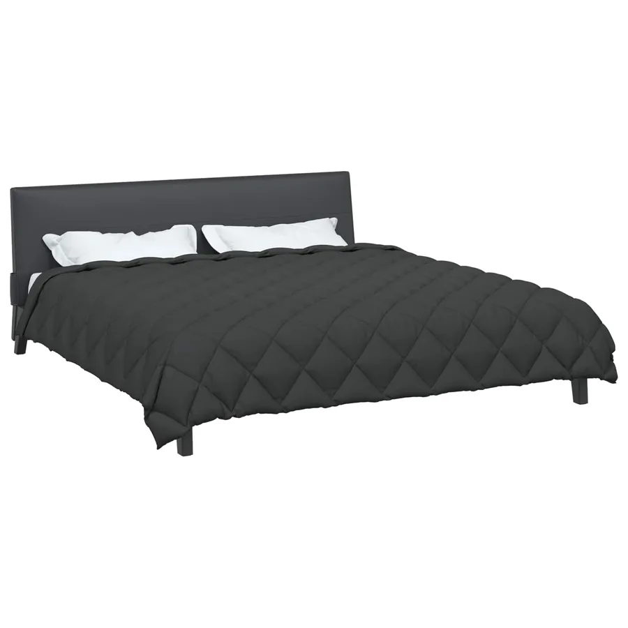 Duvet d'hiver Anthracite 200 x 240 cm Microfibre - 3
