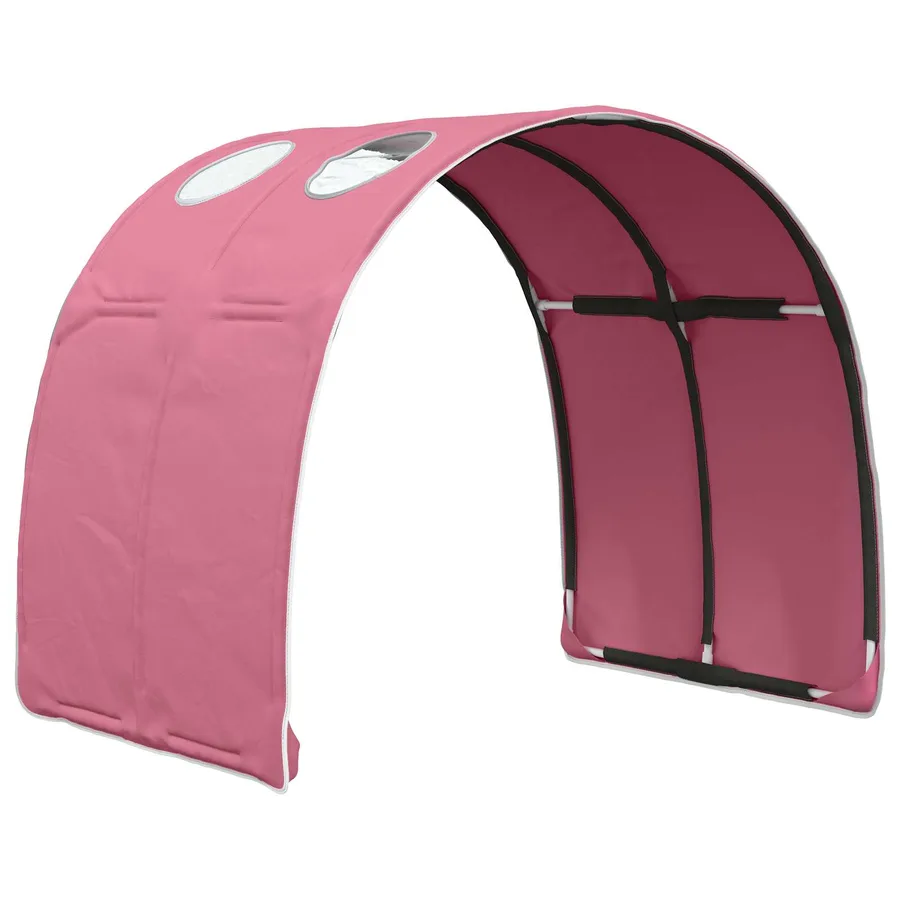 Tunnel de lit 2 pcs Rose 211 x 67,5 x 2 cm Polyester - 4