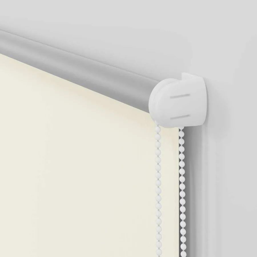Store enrouleur occultant 124,4 x 175 cm, largeur du tissu 120 cm, blanc cassé - 11