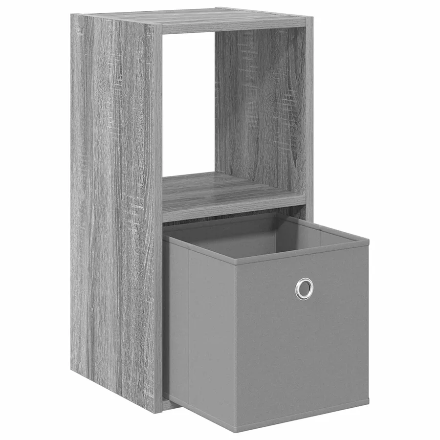 Table de chevet avec tiroir Gris Sonoma 30,5 x 27 x 59,5 cm - 5