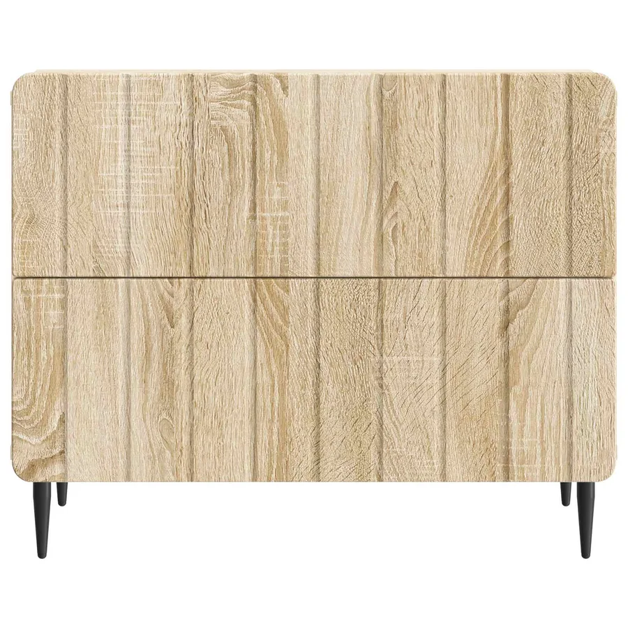 Cabinet de chevet avec tiroir Chêne Sonoma 62 x 34,5 x 49,5 cm - 5