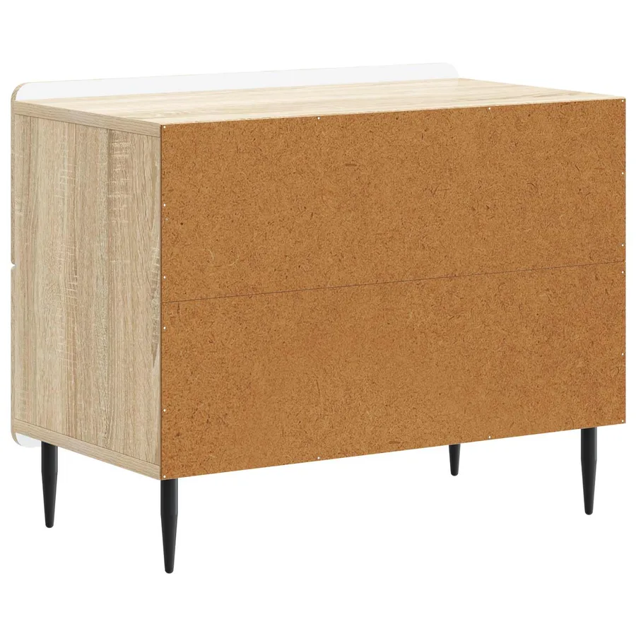 Cabinet de chevet avec tiroir Chêne Sonoma 62 x 34,5 x 49,5 cm - 7