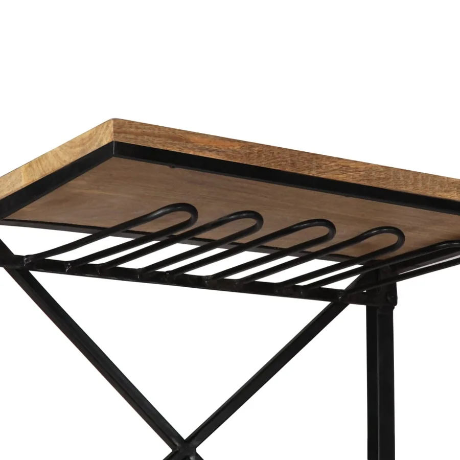 Cave à vin Tracteur 49x31x172 cm Bois massif de manguier - 10