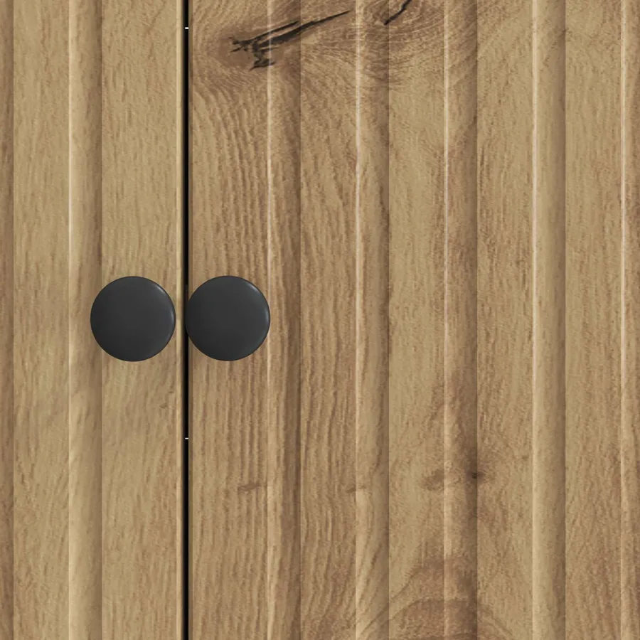 Buffet Chêne artisanal 89 x 34,5 x 80 cm Bois d'ingénierie - 8