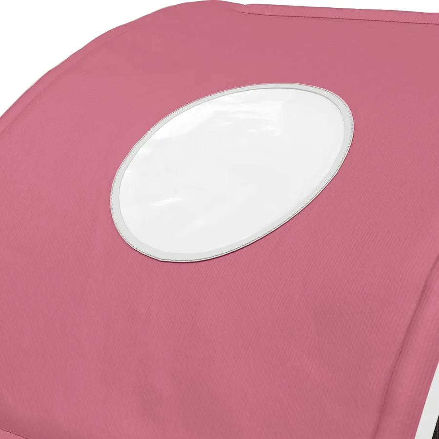 Tunnel de lit 2 pcs Rose 211 x 52,5 x 2 cm Polyester - 8