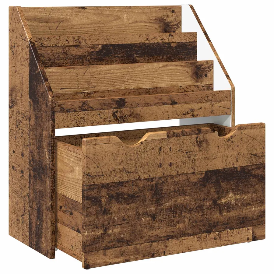 Bibliothèque pour enfants Bois ancien 60 x 29,5 x 69 cm - 6