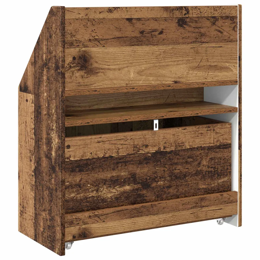 Bibliothèque pour enfants Bois ancien 60 x 29,5 x 69 cm - 9