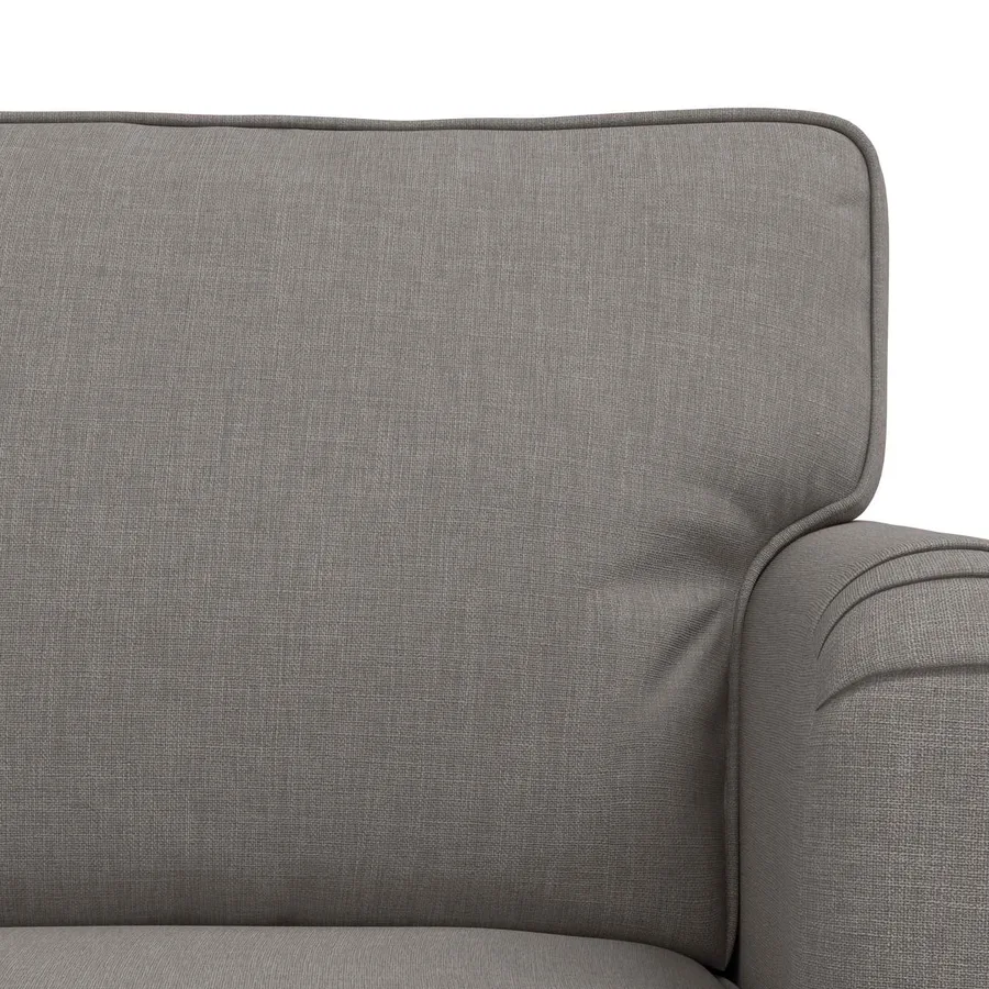 Ensemble de Canapés 2 pcs Taupe 144 x 80 x 85 cm tissu - 6