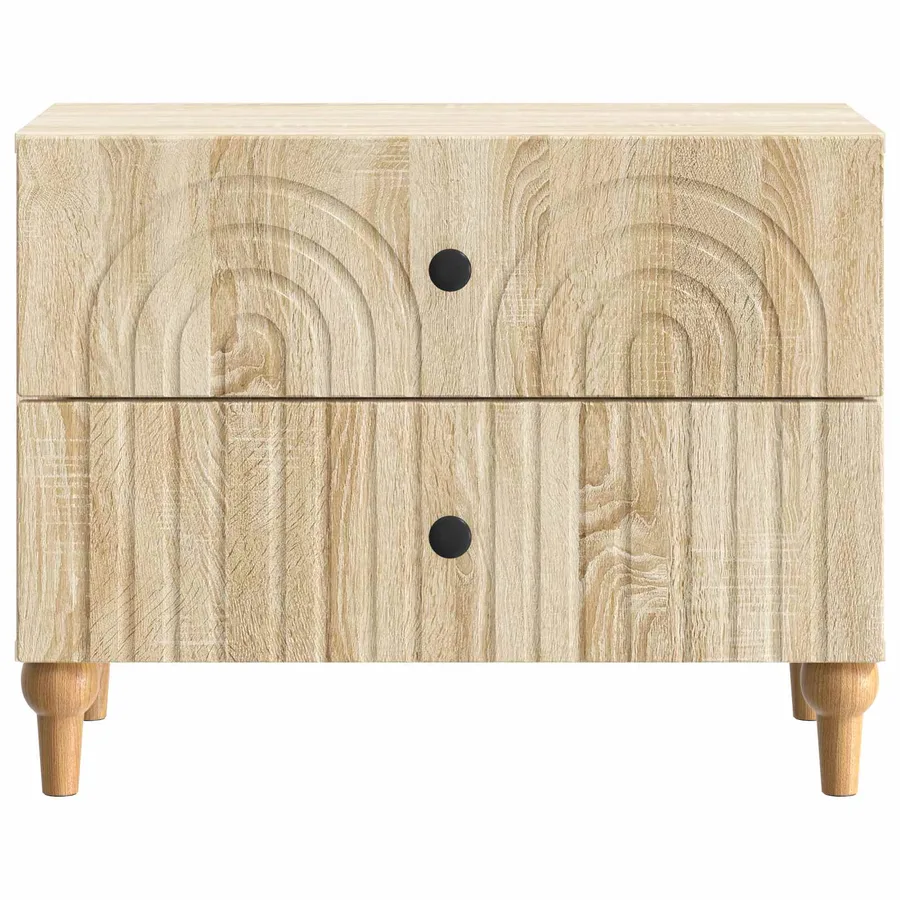 Cabinet de chevet avec tiroir Chêne Sonoma 62 x 34,5 x 48 cm - 5