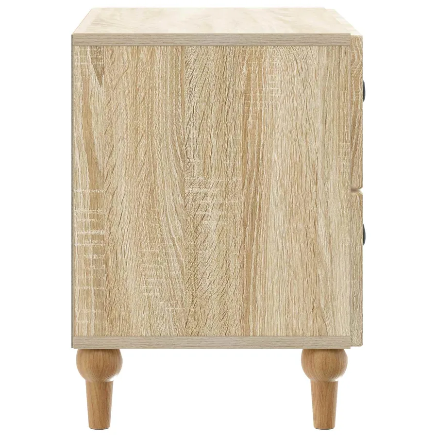 Cabinet de chevet avec tiroir Chêne Sonoma 62 x 34,5 x 48 cm - 6