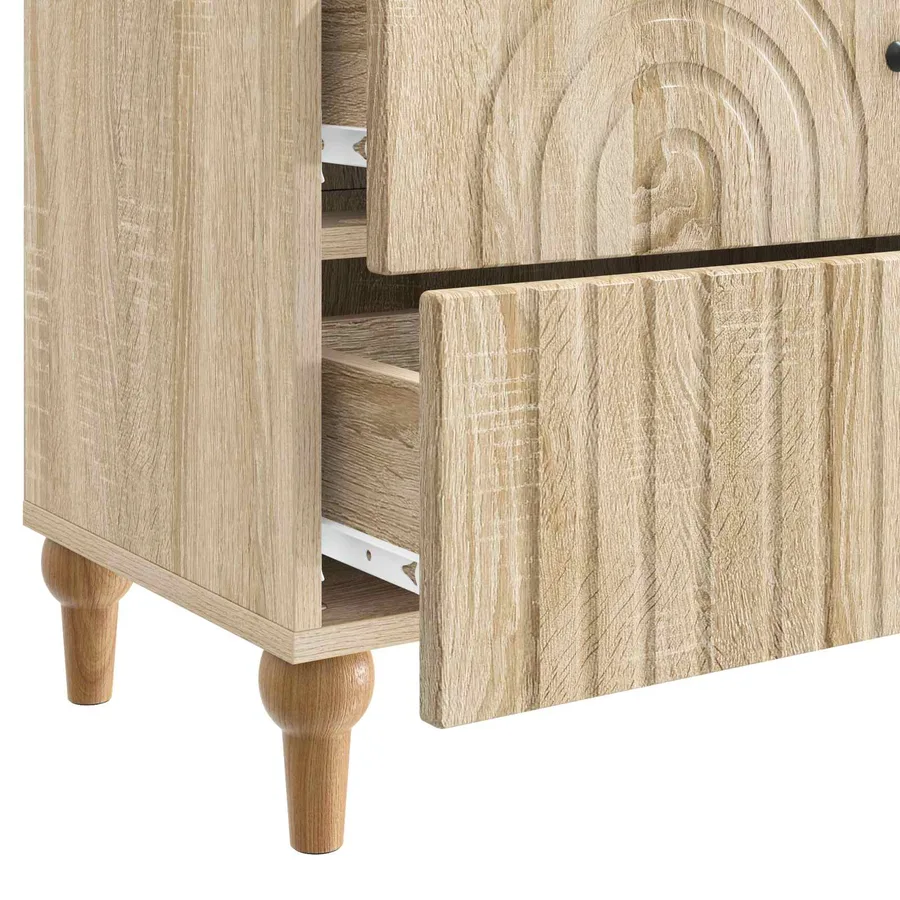 Cabinet de chevet avec tiroir Chêne Sonoma 62 x 34,5 x 48 cm - 9