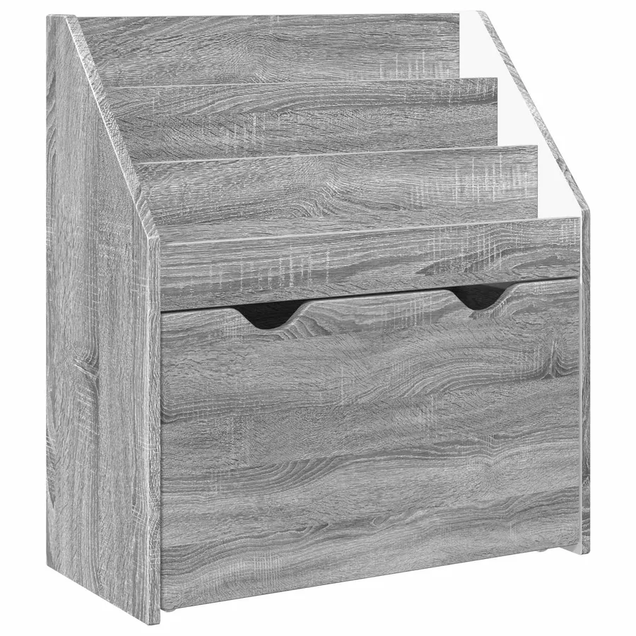 Bibliothèque pour enfants Gris Sonoma 60 x 29,5 x 69 cm - 2