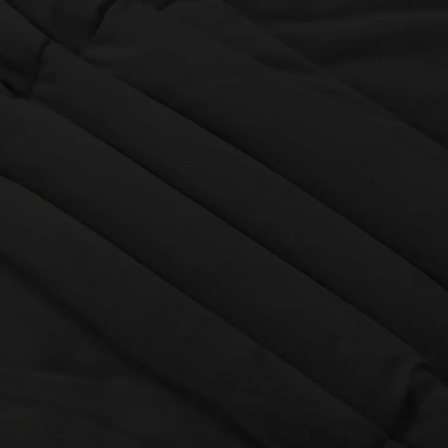 Duvet complet toute l'année Noir 155 x 200 cm Microfibre - 7
