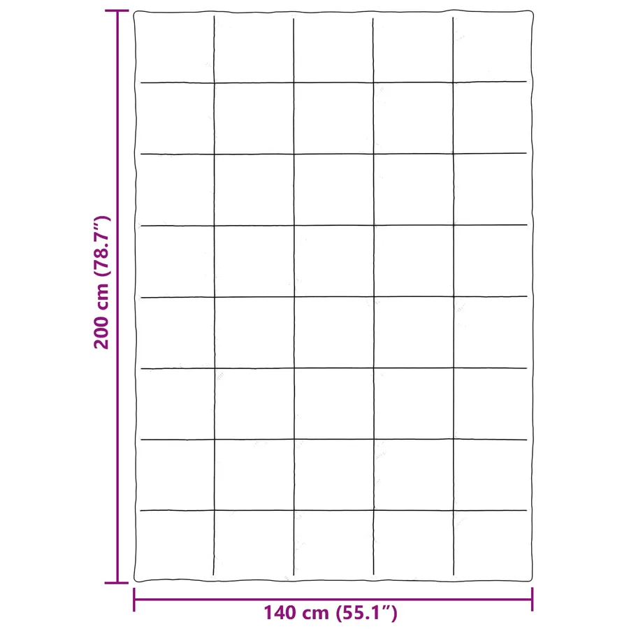 Duvet complet toute l'année Crème 140 x 200 cm Microfibre - 8