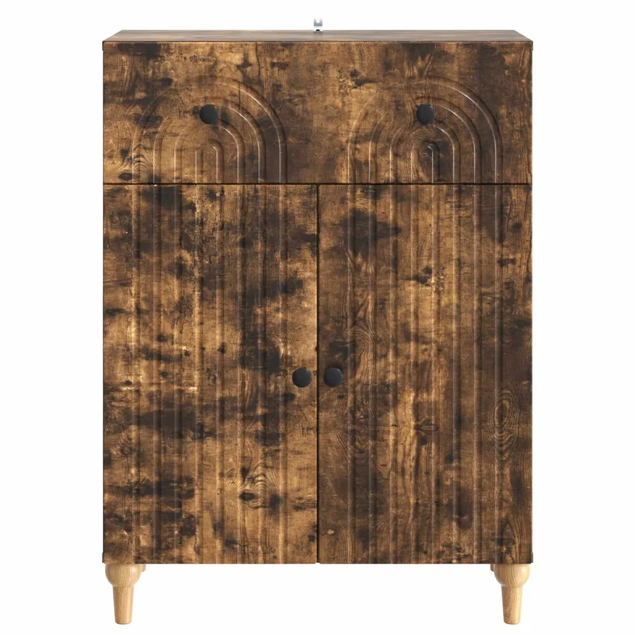 Buffet Chêne fumé 66 x 34,5 x 90 cm Bois d'ingénierie - 6