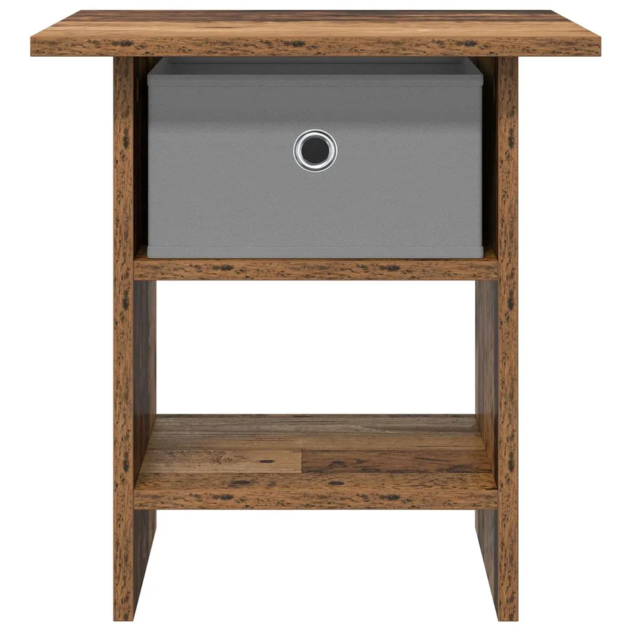 Table de chevet avec tiroir 2 pcs Bois ancien 41 x 40 x 45 cm - 6