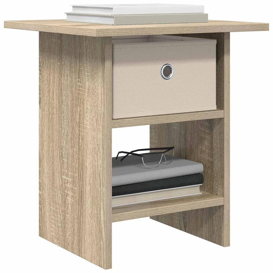 Table de chevet Chêne Sonoma 41 x 40 x 45 cm Bois d'ingénierie - 3