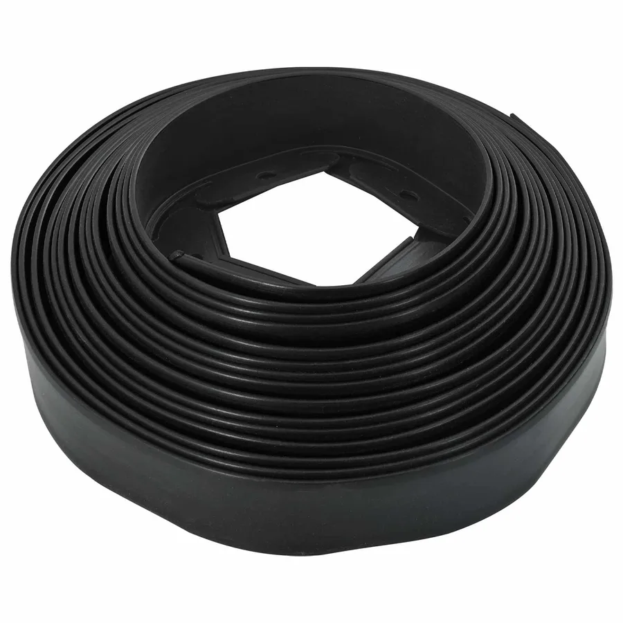 Bordures de pelouse Noir 2000 x 4 x 5 cm Plastique - 2