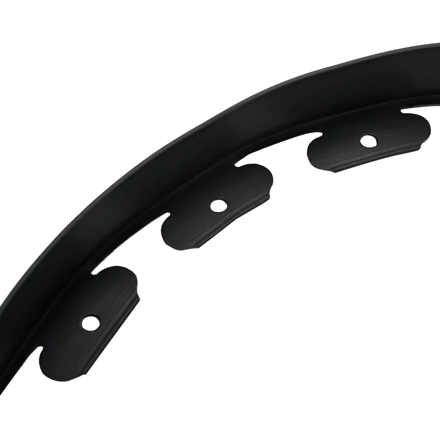 Bordures de pelouse Noir 4000 x 4 x 5 cm Plastique - 6