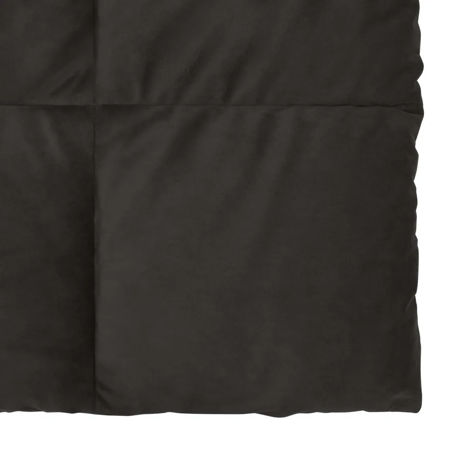 Duvet d'été simple Matelassé Anthracite 140 x 220 cm Microfibre - 6