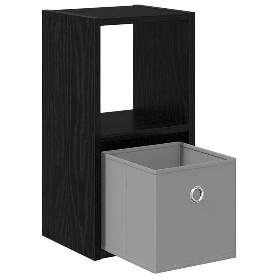 Table de chevet avec tiroir Chêne noir 25,5 x 22 x 49,5 cm - 5