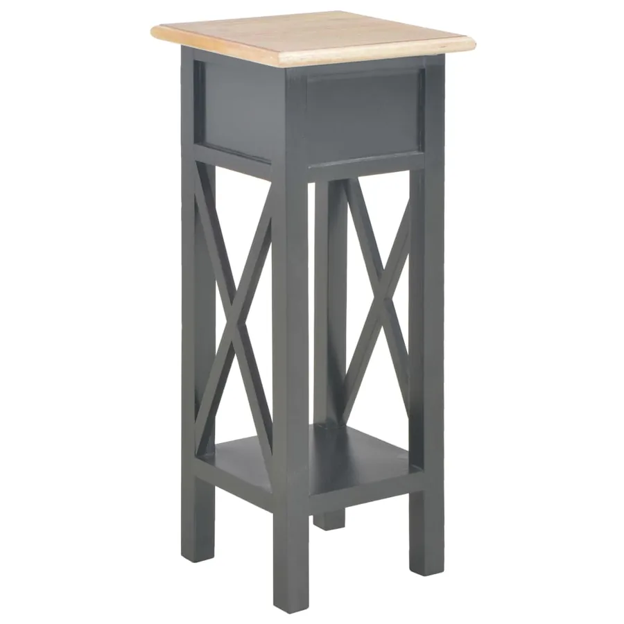 Table d'appoint Noir 27 x 27 x 65,5 cm Bois - 5