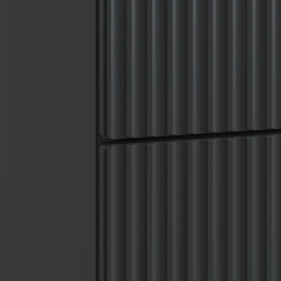 Cabinet de chevet avec tiroir 2 pcs Noir 43 x 34,5 x 48 cm - 10