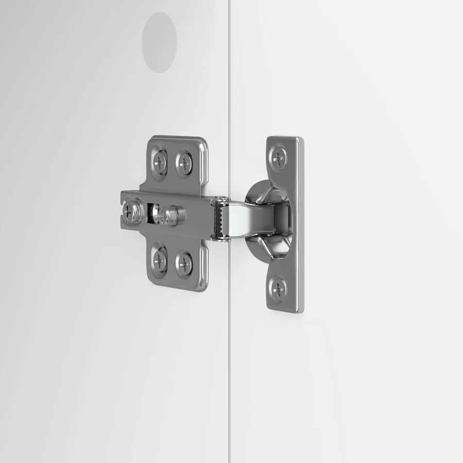 Meuble TV Blanc 99 x 34,5 x 52 cm Bois d'ingénierie - 9