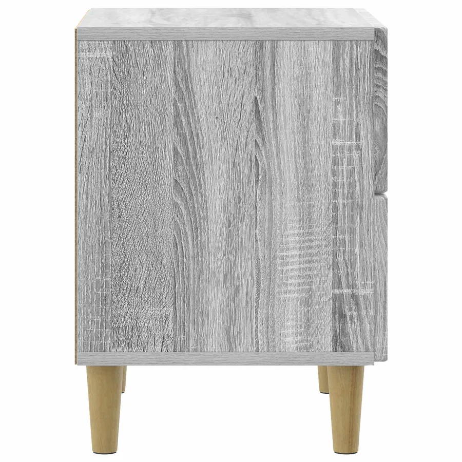 Cabinet de chevet avec tiroir Sonoma gris 43 x 34,5 x 48 cm - 6