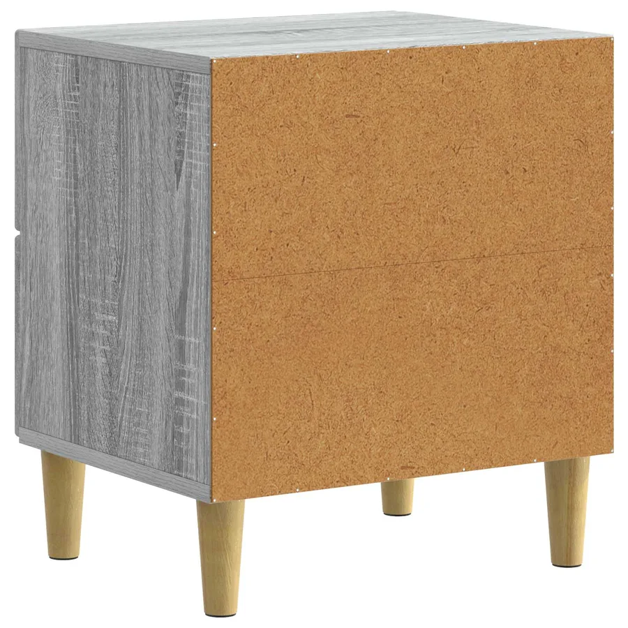 Cabinet de chevet avec tiroir Sonoma gris 43 x 34,5 x 48 cm - 7