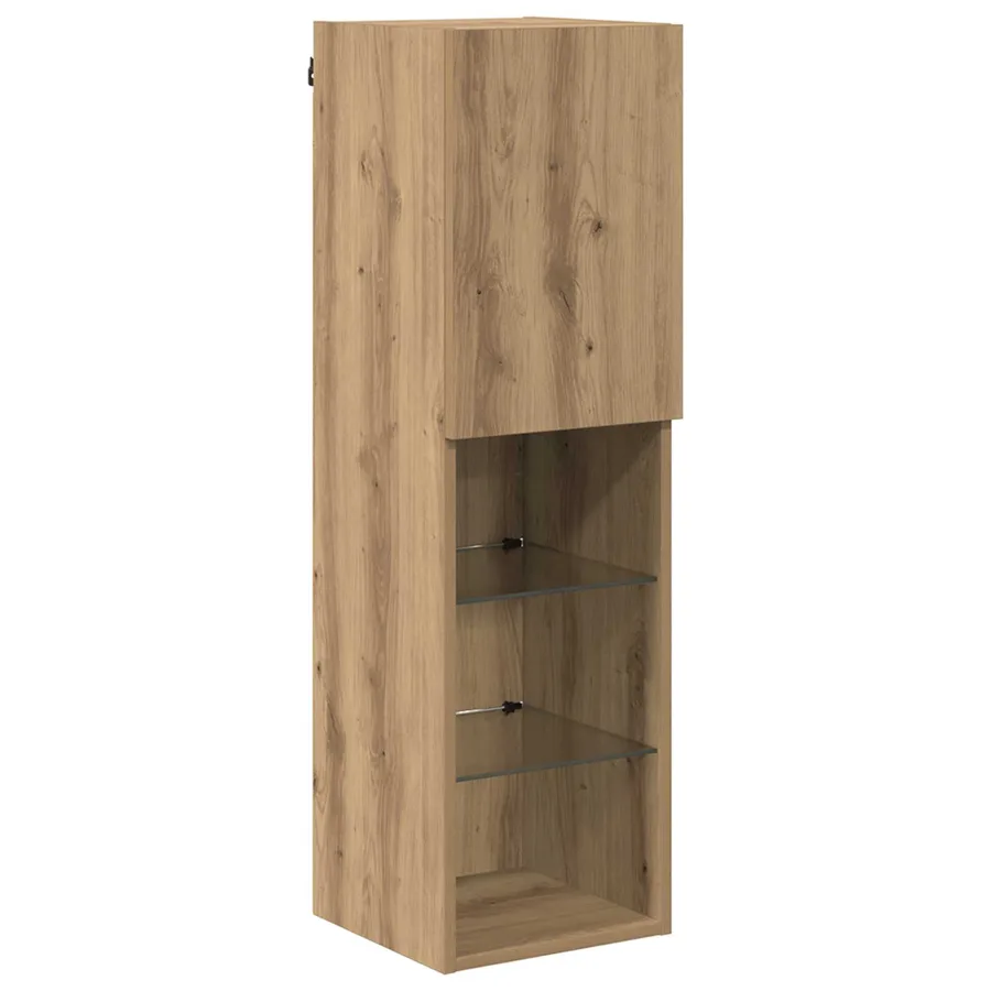 Ensemble de meuble TV mural 6 pcs Chêne Artisanal - 6